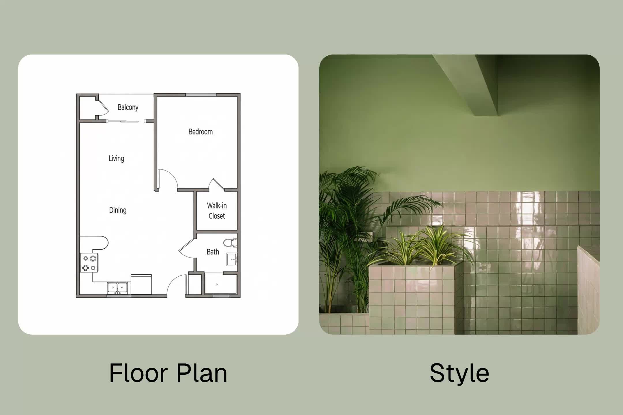 Room Planner to Render | FLORA - Visualize Floor Plans