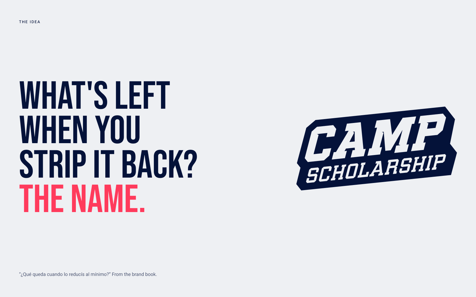 CAMP Scholarship, brand identity, image 4