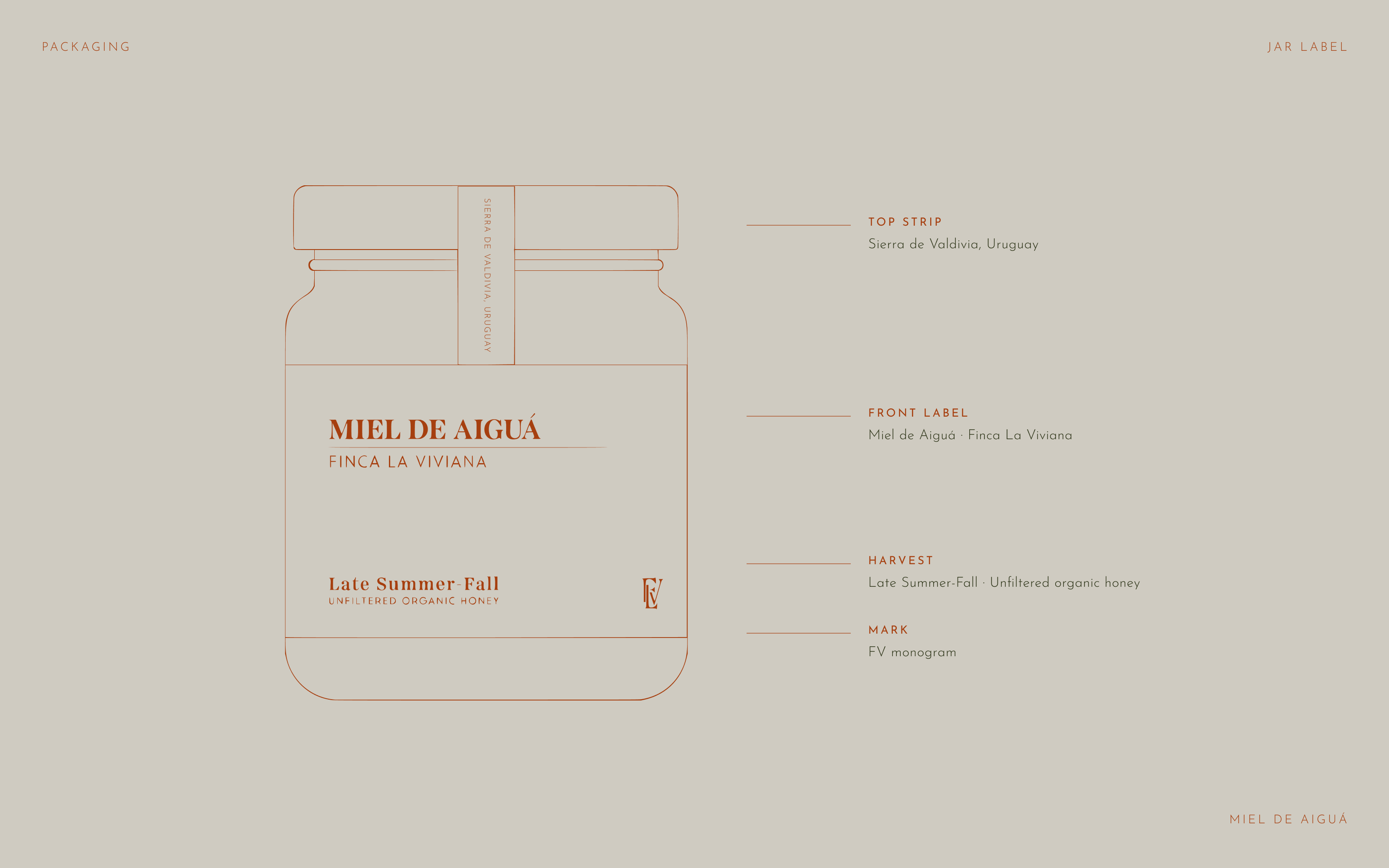 Miel de Aiguá, brand identity, image 11