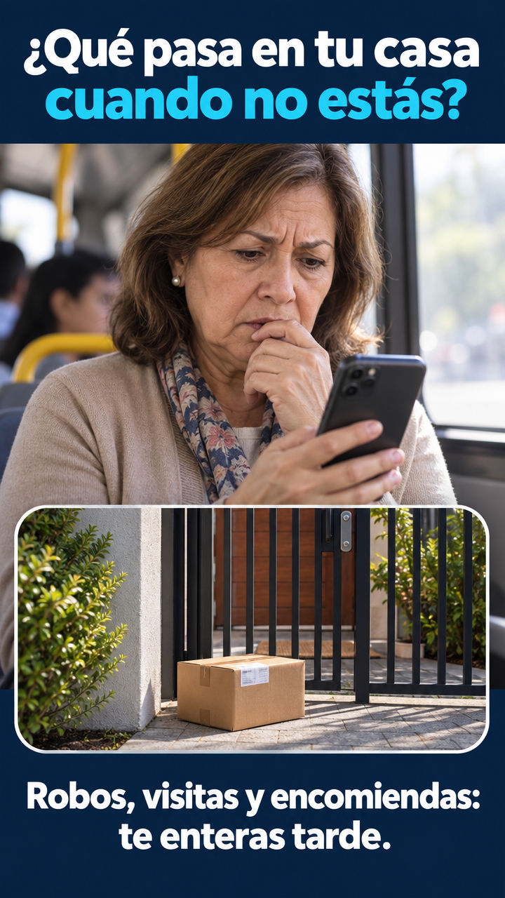 ¿Qué pasa en tu casa cuando no estás?