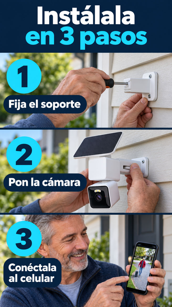 Instálala en 3 pasos