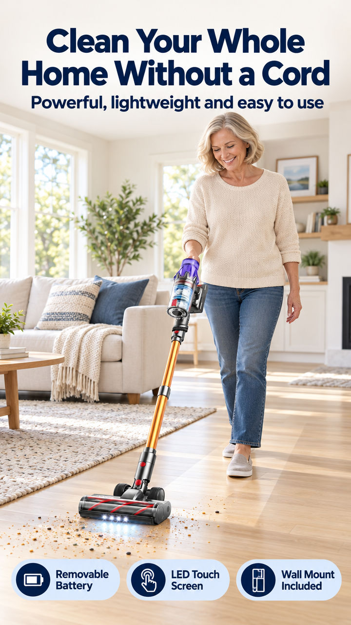 Clean Your Whole Home Without a Cord