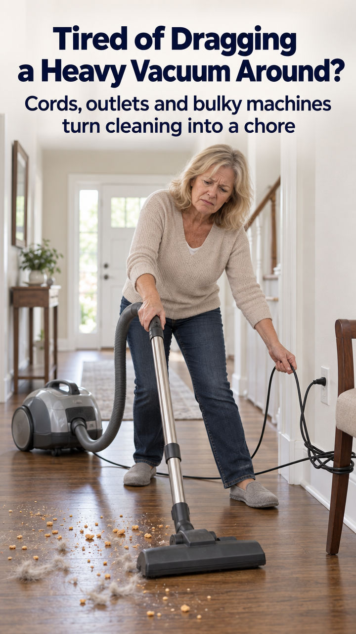 Tired of Dragging a Heavy Vacuum Around?