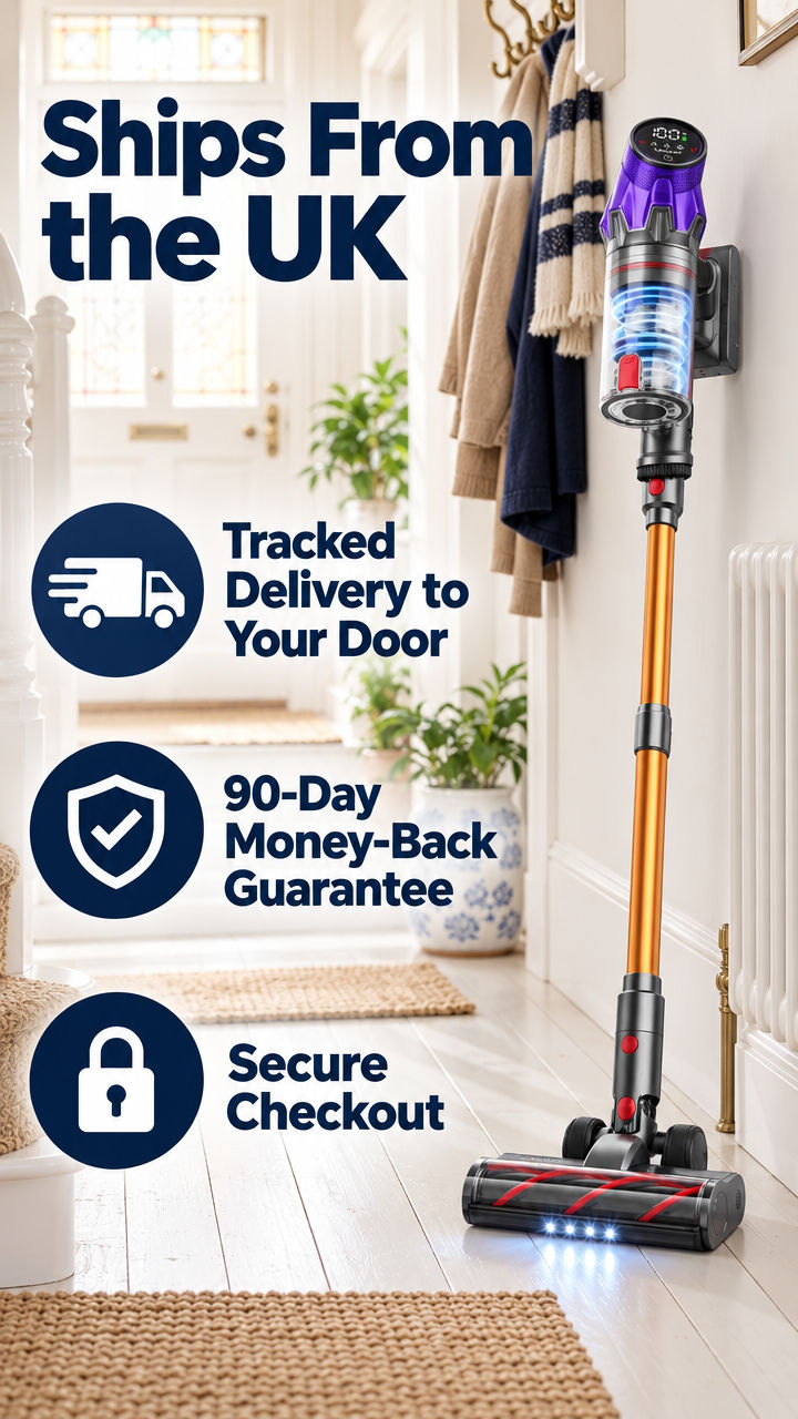Ships From the UK - 90-Day Money-Back Guarantee