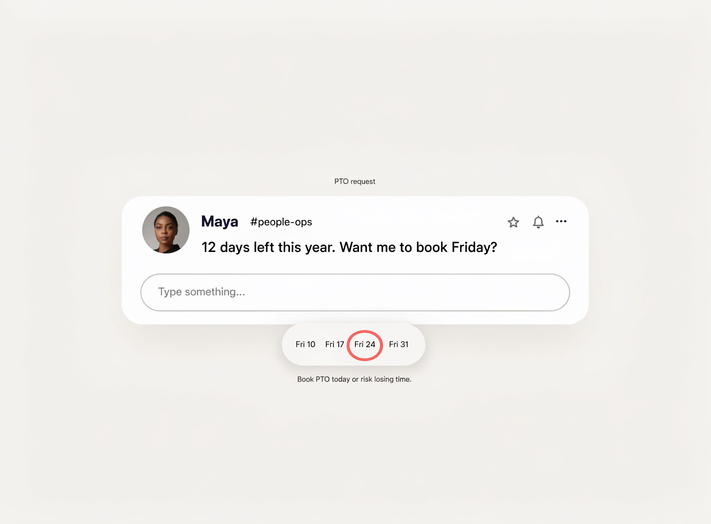Resolve everyday HR questions
