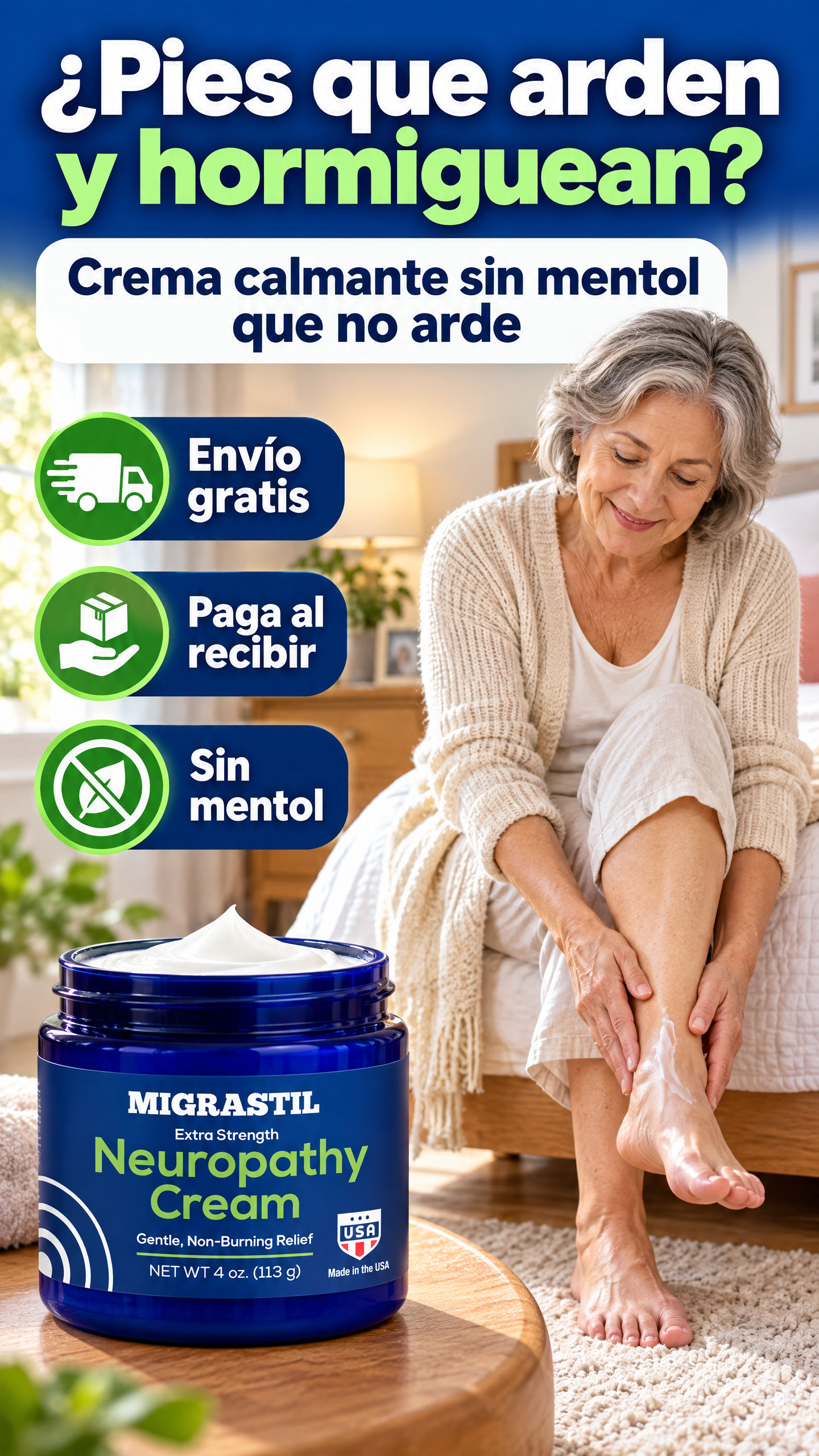 ¿Pies que arden y hormiguean?