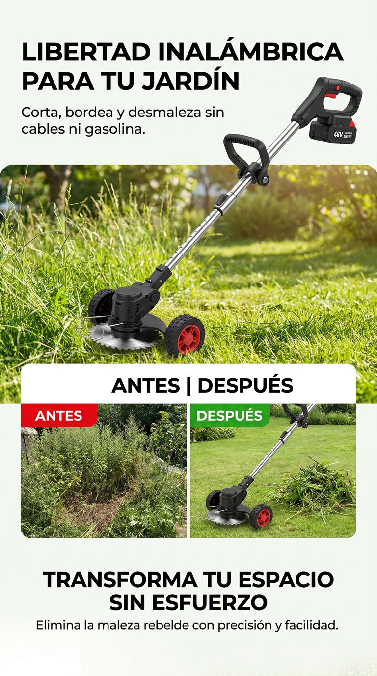 Libertad inalámbrica para tu jardín