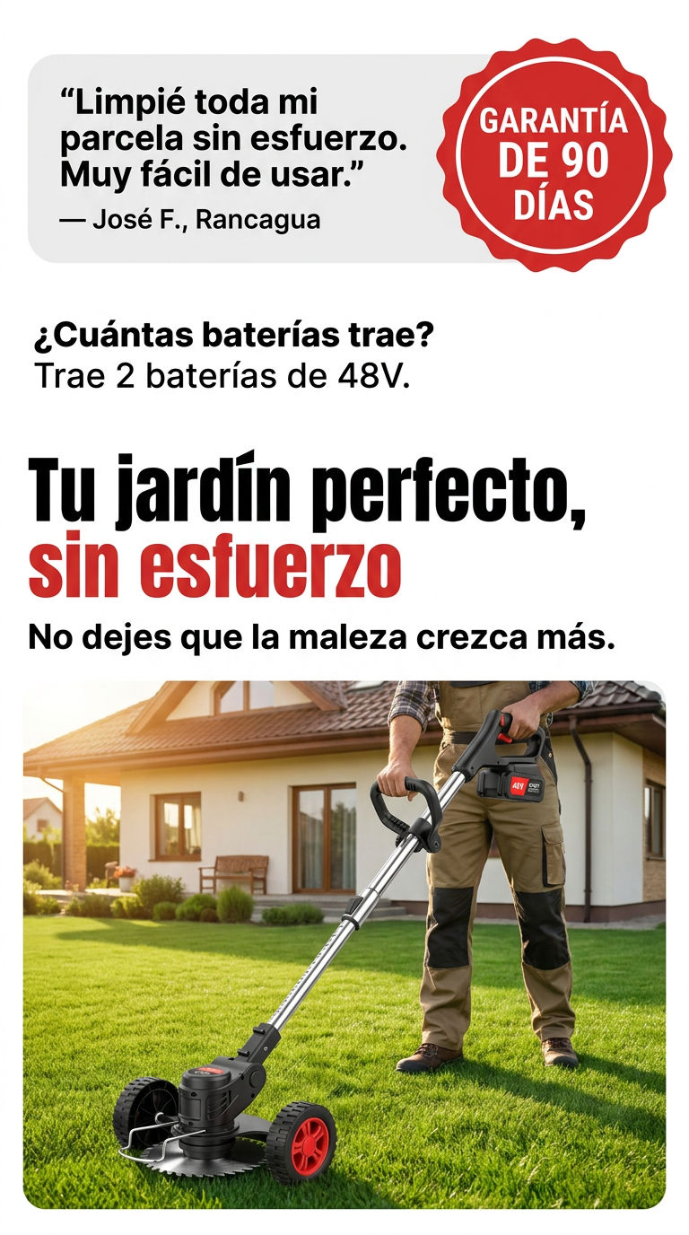 Tu jardín perfecto, sin esfuerzo — Garantía de 90 días