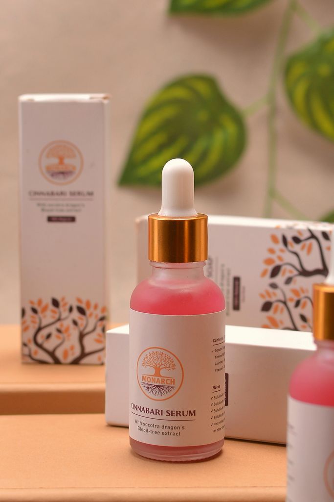 Cinnabari Serum Display