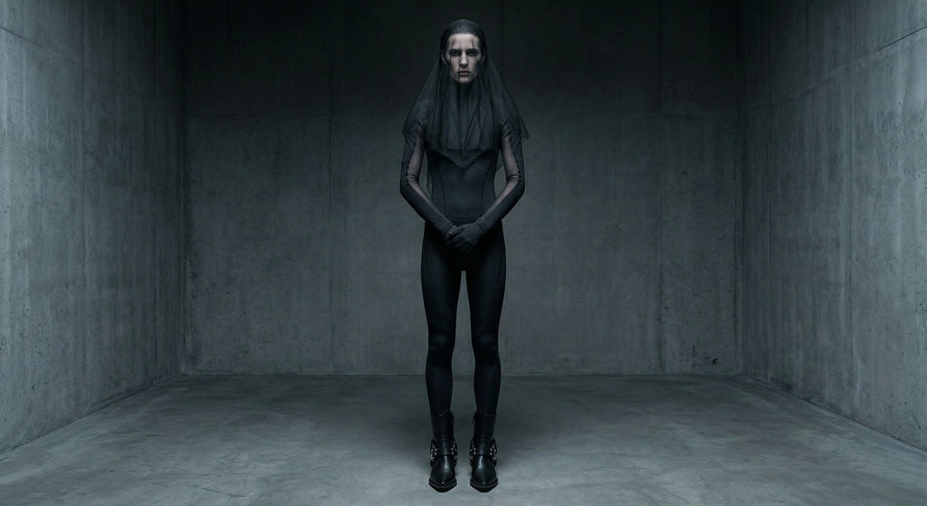 Eerie Minimalist Figure