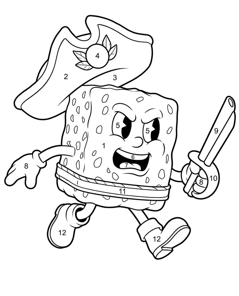 Paint-by-Numbers Template