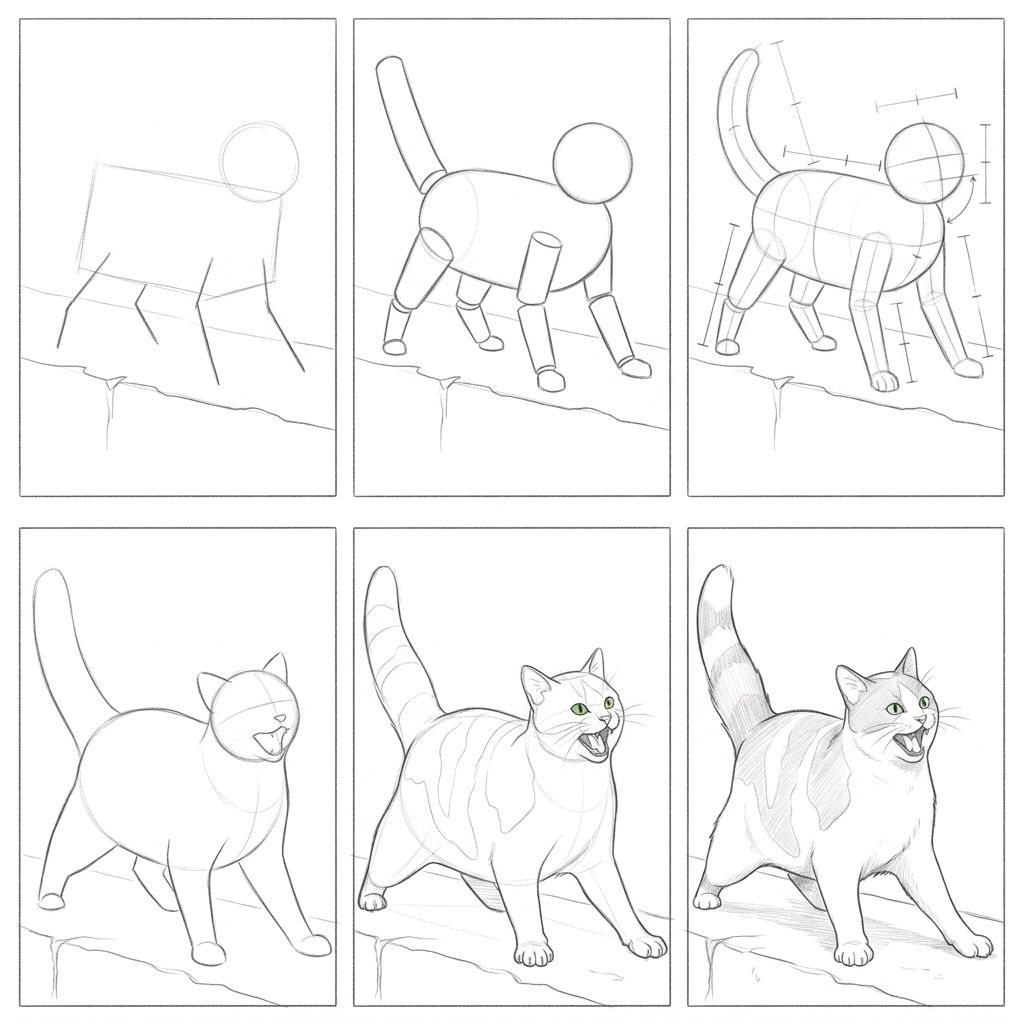 Step-by-Step Drawing Page