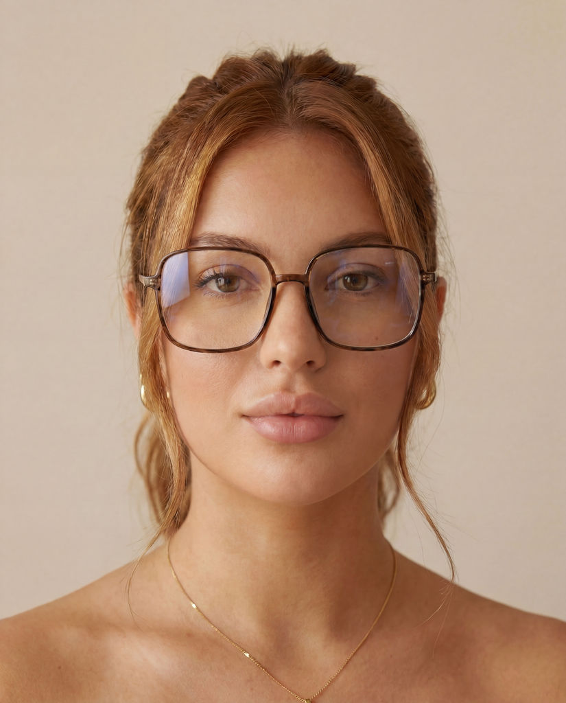 Glasses on Portrait